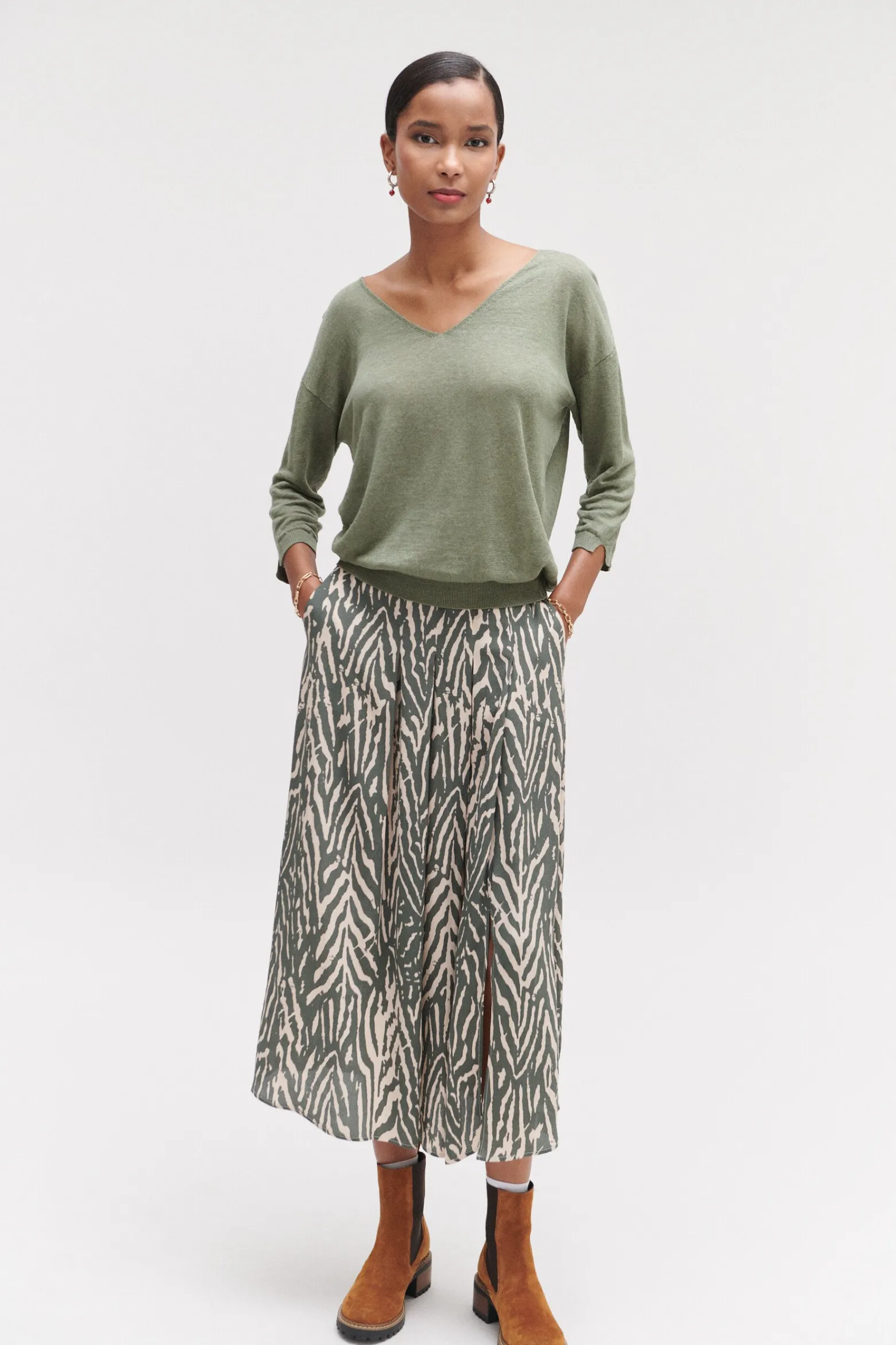 Jupe Santana Safari Femme*CAROLL Flash Sale