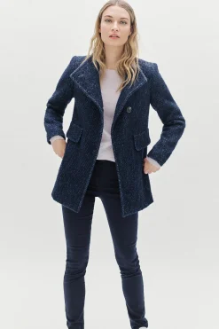 Manteau Ali Bleu Marine Femme*CAROLL Store