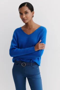 Pantacourt Mason Denim Stone Femme*CAROLL Store