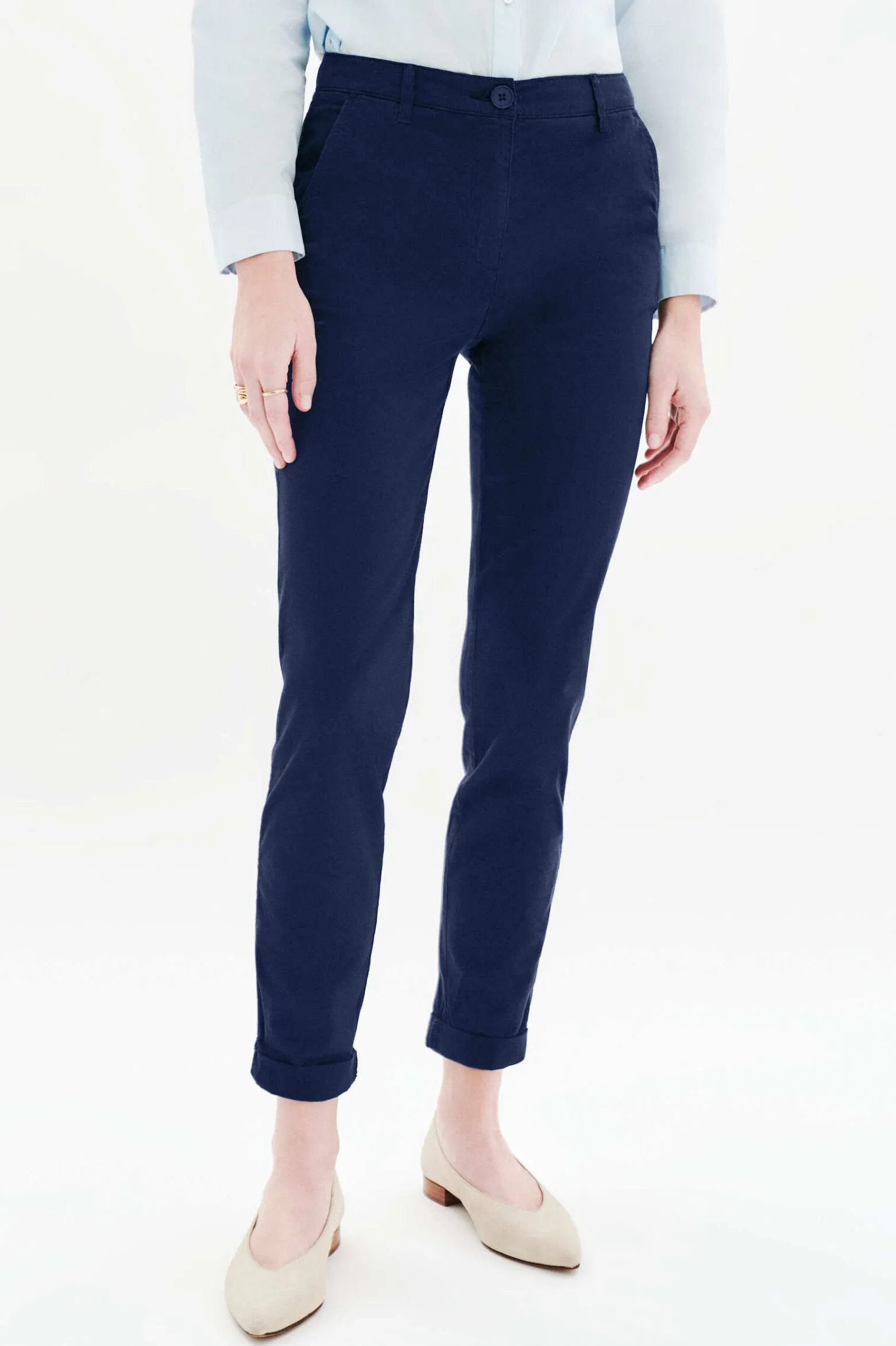 Pantalon Adelmo Bleu Marine Femme*CAROLL Online