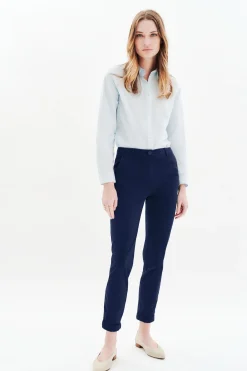 Pantalon Adelmo Bleu Marine Femme*CAROLL Online