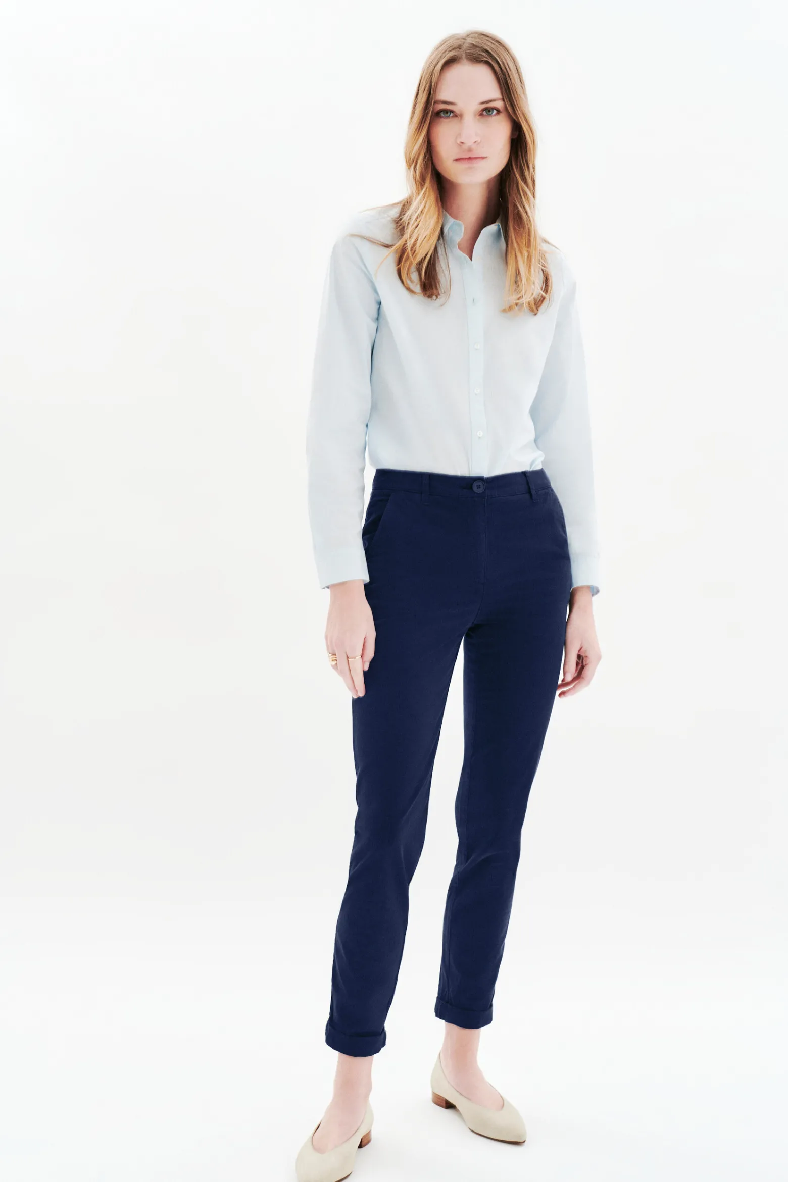 Pantalon Adelmo Bleu Marine Femme*CAROLL Online