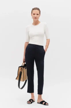 Pantalon Allan Bleu Marine Femme*CAROLL New