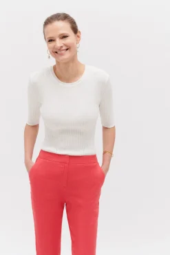 Pantalon Allan Rouge Femme*CAROLL Outlet