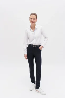 Pantalon Bradley Bleu Marine Femme*CAROLL Cheap