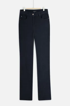 Pantalon Chicago Velours Bleu Marine Femme*CAROLL Fashion