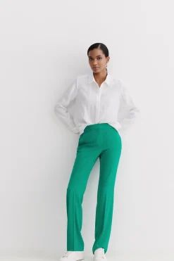 Pantalon Clement Vert Emeraude Femme*CAROLL Cheap