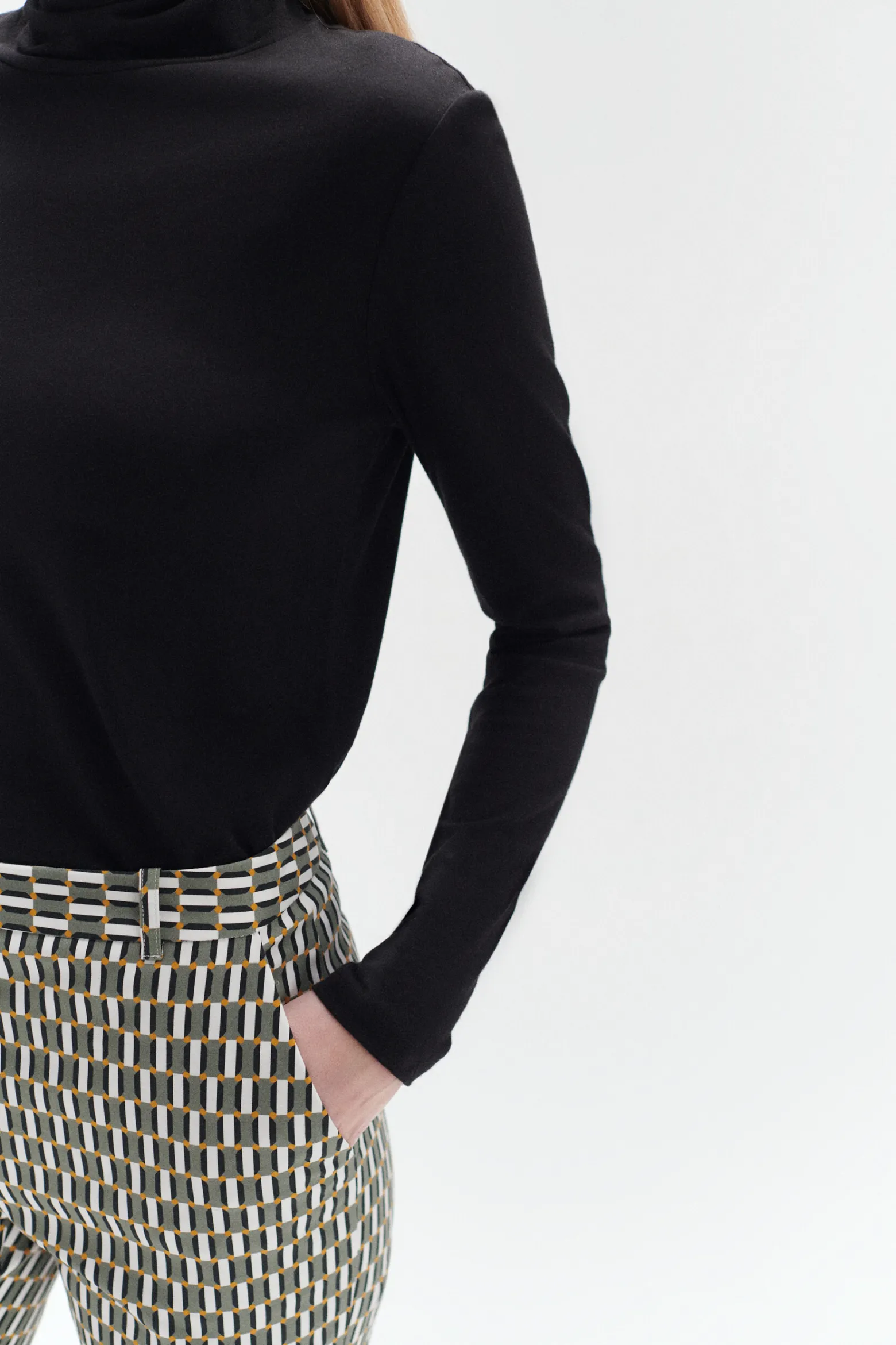 Pantalon Gabin A Motifs Graphiques Femme*CAROLL Cheap