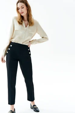 Pantalon Octavian Noir Femme*CAROLL Cheap