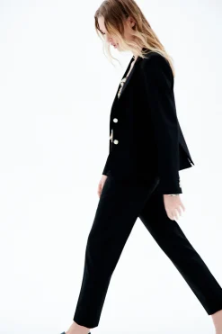 Pantalon Octavian Noir Femme*CAROLL Cheap