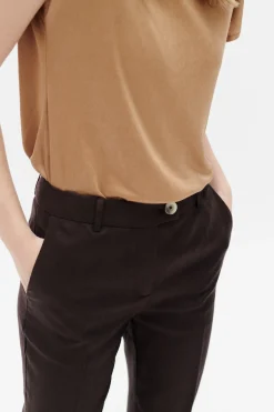 Pantalon Randy Marron Fonce Femme*CAROLL Cheap