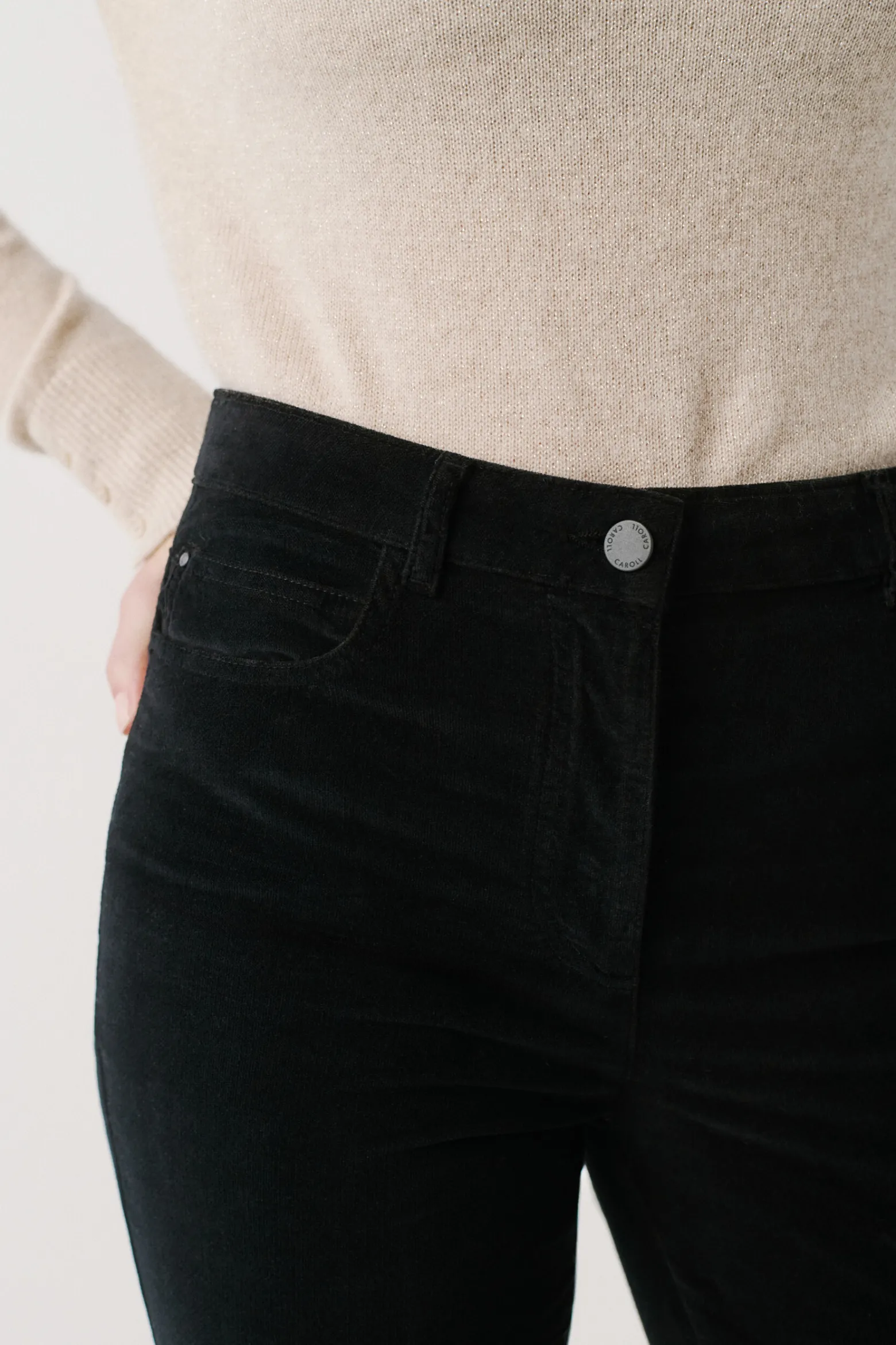 Pantalon Sylvano Noir Femme*CAROLL Store