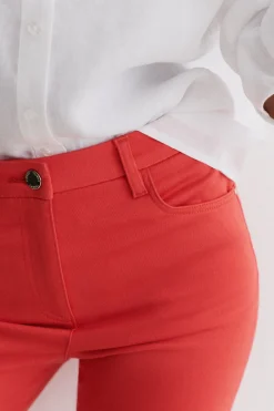 Pantalon Tony B Rouge Femme*CAROLL Cheap