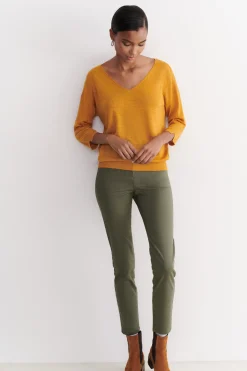 Pantalon Tony B Vert Kaki Femme*CAROLL Store