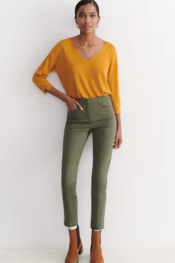 Pantalon Tony B Vert Kaki Femme*CAROLL Store
