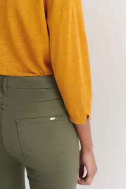Pantalon Tony B Vert Kaki Femme*CAROLL Store