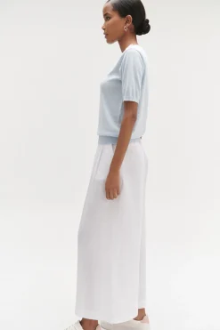 Pantalon Valvano Jupe-Culotte 100% Lin Femme*CAROLL Outlet