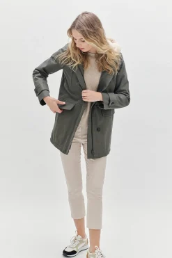 Parka Electra Vert Kaki Femme*CAROLL Store