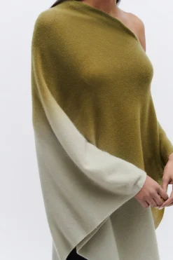 Poncho Baltidye Vert Kaki Femme*CAROLL Flash Sale