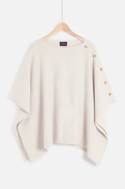 Poncho Lisa B Beige Femme*CAROLL Cheap