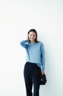 Pull Bettina Denim Baby Bleu Femme*CAROLL Store