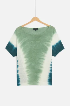 Pull Elio 100% Lin A Manches Courtes Femme*CAROLL Flash Sale