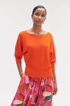 Pull Joan Oversize Orange Femme*CAROLL Best