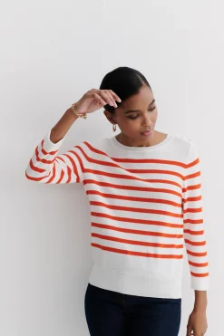 Pull Juliette Orange Femme*CAROLL Flash Sale