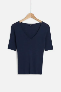 Pull Kate En Maille Cotelee Et Lurex Femme*CAROLL Cheap