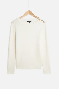 Pull Marin Aurelie Ivoire Femme*CAROLL Fashion