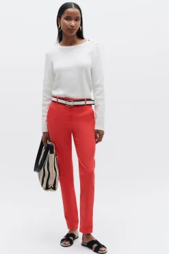 Pull Marin Aurelie Ivoire Femme*CAROLL Fashion
