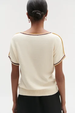 Pull Maxine A Details Tresses Femme*CAROLL New