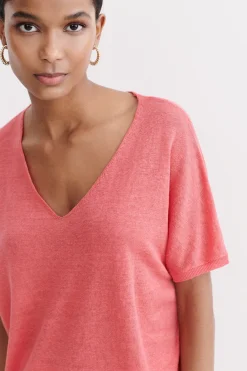 Pull Milane 100% Lin Femme*CAROLL Discount
