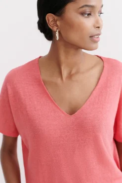 Pull Milane 100% Lin Femme*CAROLL Discount