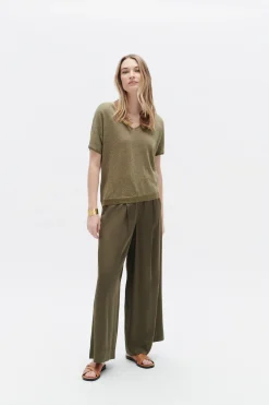 Pull Milane Vert Olive Femme*CAROLL Flash Sale