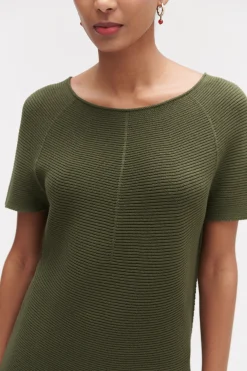 Pull Nathan En Maille Fantaisie Vert Kaki Femme*CAROLL Flash Sale