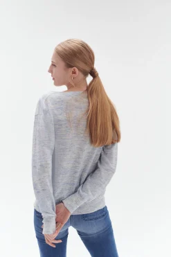 Pull Tom Col Tunisien Bleu Electrique Femme*CAROLL Sale