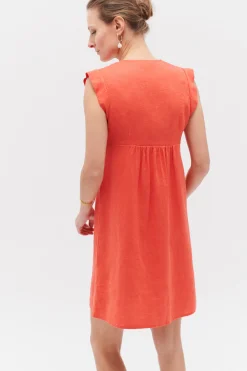 Robe Ferrie 100% Lin Femme*CAROLL Online