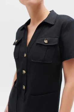 Robe Laure 100% Lin Femme*CAROLL Cheap