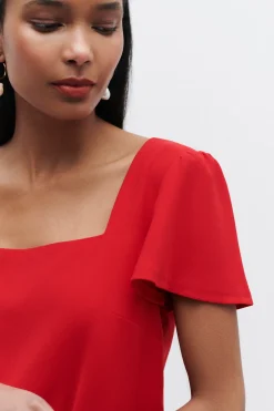 Robe Novio Rouge Femme*CAROLL Cheap
