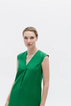 Robe Pamela 100% Lin Femme*CAROLL Cheap