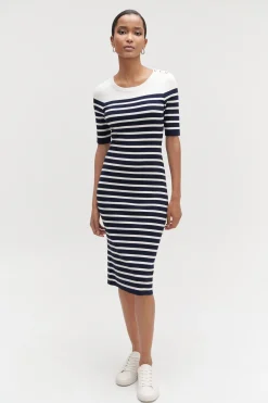 Robe Pull Oceane Facon Mariniere Femme*CAROLL Hot
