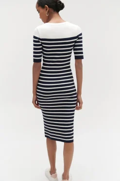 Robe Pull Oceane Facon Mariniere Femme*CAROLL Hot