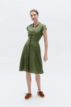 Robe Rosine Vert Kaki Femme*CAROLL Hot