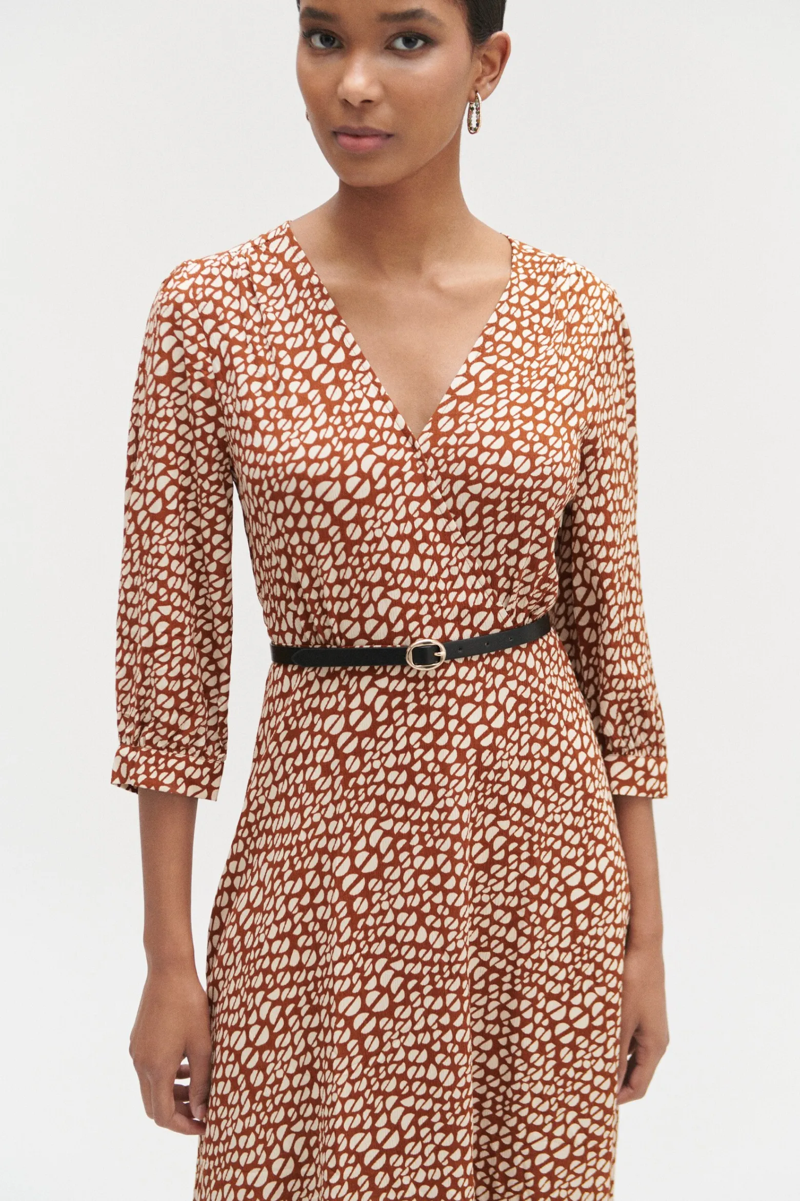 Robe Samira Cache-Coeur Femme*CAROLL Discount