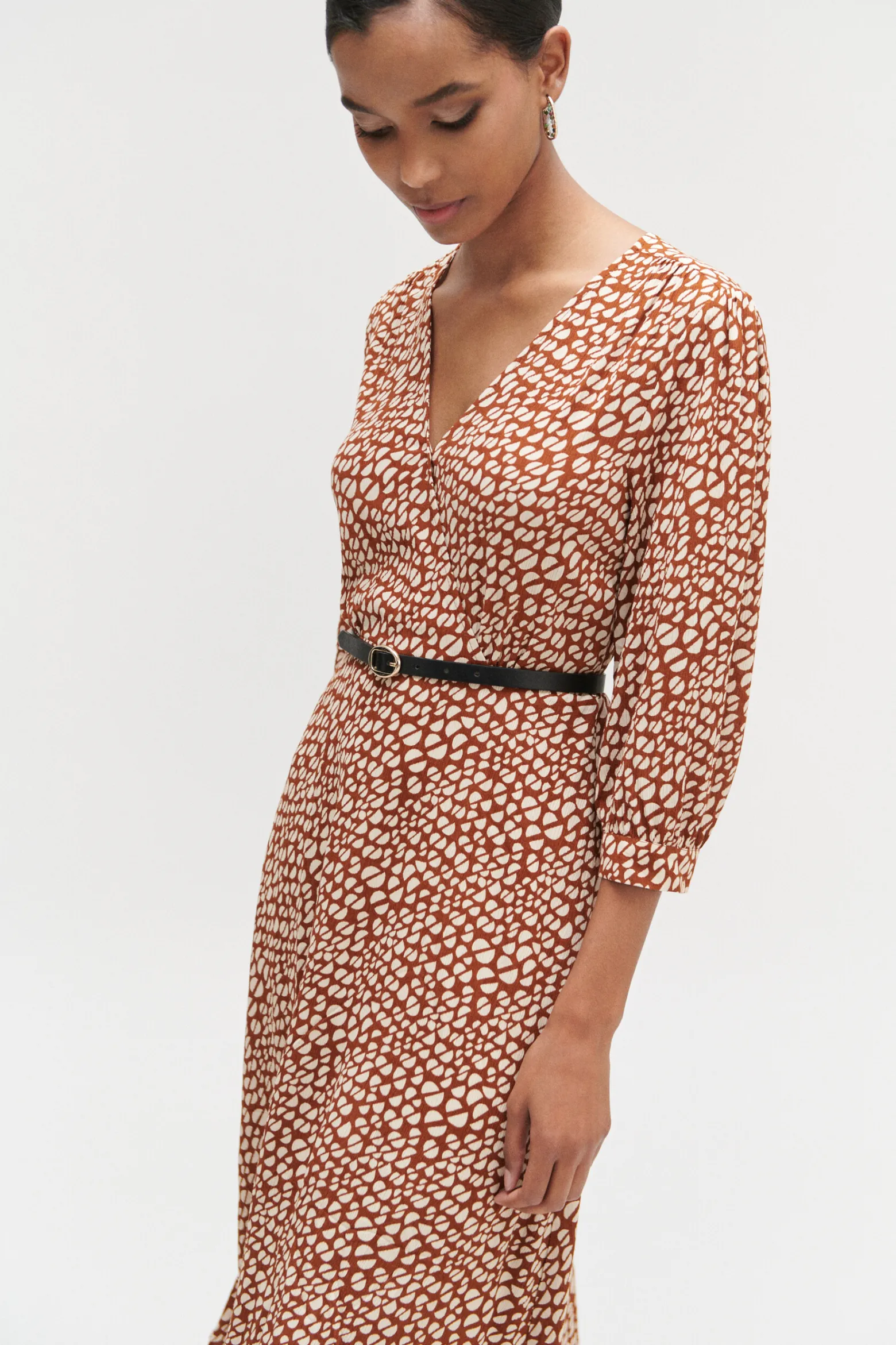 Robe Samira Cache-Coeur Femme*CAROLL Discount