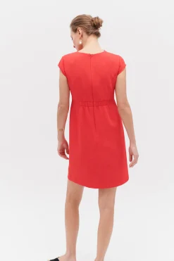 Robe Structuree Myra Rouge Femme*CAROLL Clearance
