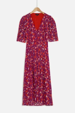 Robe Victoria En Crepe De Viscose Femme*CAROLL Best Sale