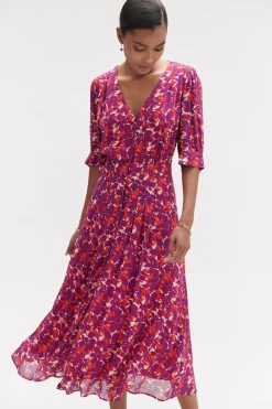 Robe Victoria En Crepe De Viscose Femme*CAROLL Best Sale