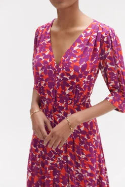 Robe Victoria En Crepe De Viscose Femme*CAROLL Best Sale
